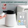 Bosilunlife Automatic Foaming Soap Dispenser, 300 mL, Infrared Sensor, USB Rechargeable, Striped White view 4