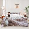 Homemissing Gray Cat Print Duvet Cover Set, 220 x 240 cm view 3