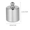3-Piece Steel Calibration Weight Set for Electronic Scales, Silver view 2
