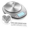 3-Piece Steel Calibration Weight Set for Electronic Scales, Silver view 3
