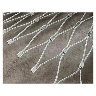 ZXCASDF 304 Stainless Steel Wire Rope Net, Flexible Safety Barrier Net, 1.2 x 2 m