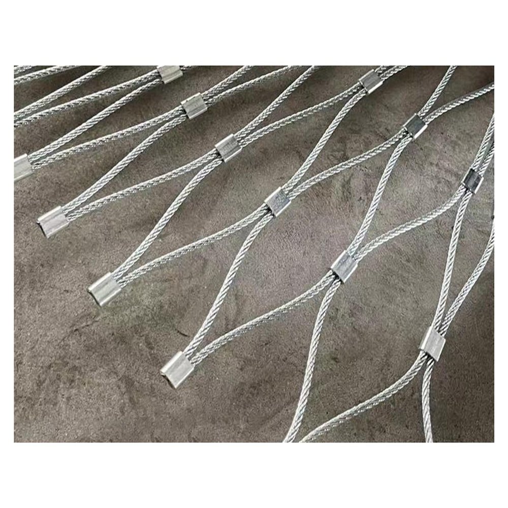 ZXCASDF 304 Stainless Steel Wire Rope Net, Flexible Safety Barrier Net, 1.2 x 2 m