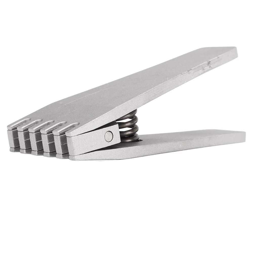Akozon Portable Badminton Flying Clamp - Stainless Steel Stringing Tool