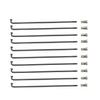 ZGYOZMNG Bicycle Spokes, 12 Gauge, 2.6 mm Diameter, Black, 45# Steel E-Bike Spokes with Nipples, 188 mm (209 mm) view 1