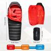 QEZER Down Sleeping Bag (Black, -8°C) view 2