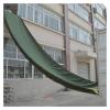 Heavy-Duty Foldable Canvas Unloading Chute, Green, 28 x 2 m view 1