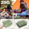 UOCAI 4-Piece Hiking Accessories Set with Folding Seat Cushion, Rain Poncho, Compass and Canvas Bag view 4