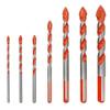 Diamond Concrete Drill Bit, 4/12 mm, Threaded, Triangular Shank, Tungsten Steel, for Tile and Marble, Multiple Sizes (1 pc, 4 mm) view 1