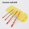 Diamond Concrete Drill Bit, 4/12 mm, Threaded, Triangular Shank, Tungsten Steel, for Tile and Marble, Multiple Sizes (1 pc, 4 mm) view 2
