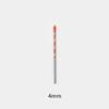 Diamond Concrete Drill Bit, 4/12 mm, Threaded, Triangular Shank, Tungsten Steel, for Tile and Marble, Multiple Sizes (1 pc, 4 mm) view 3