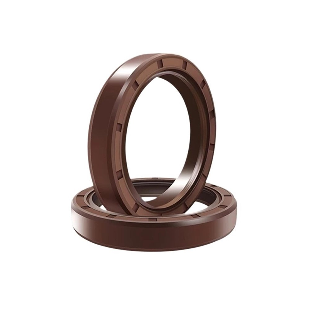 1 Fluorocarbon Rubber Oil Seal, 125200 mm Inner Diameter, 150240 mm Outer Diameter, 1020 mm Thickness, High-Temperature Double-Lip Seal with Spring (190 x 220 x 15)