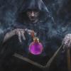Halloween Potion Bottle Holder, Leather Costume Prop view 2