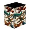 VAPOKF Vintage Airplane Print Desk Pen Holder view 1