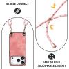 GoodcAcy iPhone 17 Pro Crossbody Phone Case with Detachable Strap, Pink view 4