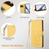 Jiajihua Yellow Wallet Case for Oukitel C57 (Pro)/C57S and Blu J12 view 2
