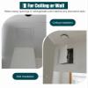 ZIMGOD Ceiling or Wall Access Panel, Magnetic Attic Hatch with Push-Release, White, 17 x 18 in (43 x 45 cm) view 2