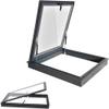 Skylight for Sloped and Flat Roofs with Manual Ventilation and Double-Layer Tempered Glass view 1