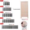 ZAQYCM Folding Bamboo Room Divider, Adjustable Height, 6 Panels, 100 cm view 2