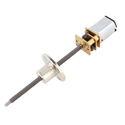 12-N20 DC Micro Gear Motor, M4 × 100 Extended Threaded Shaft, 3V/6V/12V, Low Speed (30, 12V)