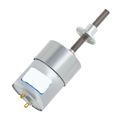 JGB37-3530 M6 DC Geared Motor, 12 V/24 V, Miniature 37 mm Threaded Screw with Flange, Adjustable Speed (85 RPM, 12 V Motor Only)