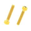 2-Piece/Pack M5x25 Bicycle Brake Lever Mounting Screws, Extended Hydraulic Disc Brake Screws (M5x25 Gold) view 1