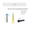 2-Piece/Pack M5x25 Bicycle Brake Lever Mounting Screws, Extended Hydraulic Disc Brake Screws (M5x25 Gold) view 3