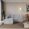 ALTDECOR IREA-L1-v2 L-Shaped Corner Sofa 232 x 165 x 80 cm, Gray view 1