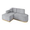 ALTDECOR IREA-L1-v2 L-Shaped Corner Sofa 232 x 165 x 80 cm, Gray view 2