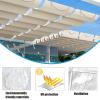 U-Shaped Retractable Wave Sun Shade, 1.3 x 14 m view 4