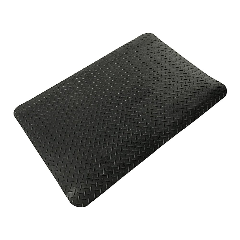 SRNSAEB Anti-Fatigue Standing Desk Mat, Ergonomic Comfort Floor Mat, Black, 18 x 39 x 1 1/5 in / 45 x 100 x 3 cm