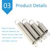 ApuaVireo&Co Stainless Steel Double-Hook Tension Spring for Sports Equipment, 8 mm OD, 30 cm Long (Wire: 1 mm) view 4