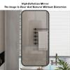 Rectangular Hanging Bathroom Vanity Mirror, Gold, 60 x 120 cm view 4