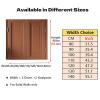 Swinging Café Doors with Automatic Closing and Metal Hinges view 2