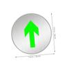 ARTSEWPLY 180 mm Stainless Steel Photoluminescent Emergency Exit Sign with Downward Arrow view 2