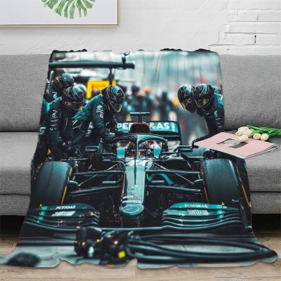 Perform A Pit Stop 3D Fleece Throw Blanket, 80 x 90 in (200 x 230 cm)