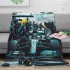 Perform A Pit Stop 3D Fleece Throw Blanket, 80 x 90 in (200 x 230 cm) view 1