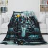 Perform A Pit Stop 3D Fleece Throw Blanket, 80 x 90 in (200 x 230 cm) view 3