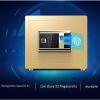 Digital Fireproof, Waterproof Home Safe with Keypad and Fingerprint Lock view 2