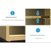 Digital Fireproof, Waterproof Home Safe with Keypad and Fingerprint Lock view 3
