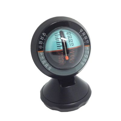Vehicle Inclinometer for Cars with Adjustable Display, Black