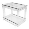 TOPINCN Coffee and Tea Organizer, Clear Stackable Desk Storage Rack view 1