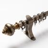 Decorative Heavy-Duty Curtain Rod, Gold, 1.8 m (5.9 ft), with Mounting Hardware view 1