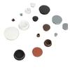Round Nylon Hole Plugs, Decorative Plastic Covers, White, 13 mm, 20 pcs view 2