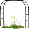 Metal Garden Arch, 120–350 cm, Large Wedding Arch, Climbing Plant Trellis, Rose Arch, W 350 x H 220 cm view 1