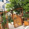 Metal Garden Arch, 120–350 cm, Large Wedding Arch, Climbing Plant Trellis, Rose Arch, W 350 x H 220 cm view 2