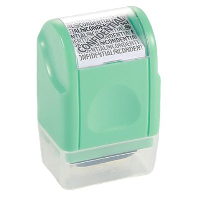 Huayeex Confidential Document Roller Stamp – Identity Theft Protection