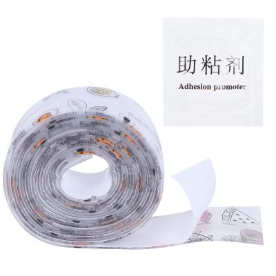 3.2 m Transparent PVC Water-Blocking Caulk Tape with Fruit Print