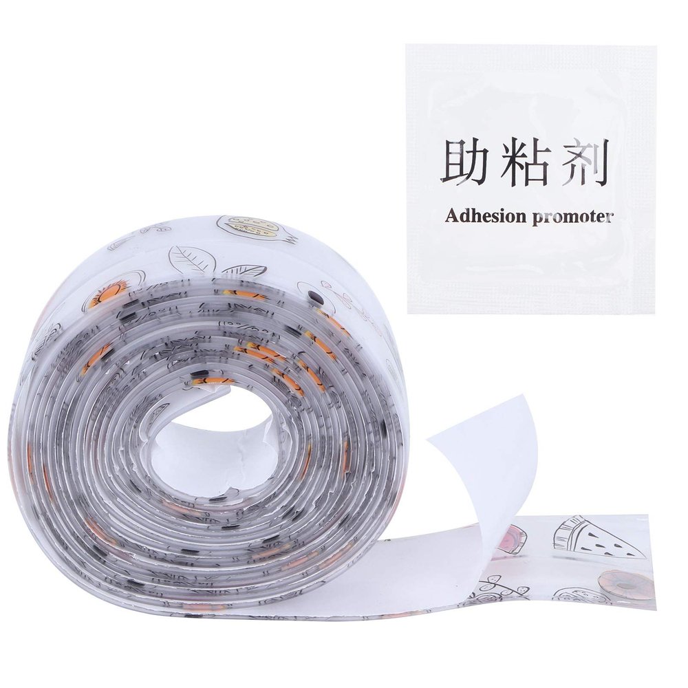3.2 m Transparent PVC Water-Blocking Caulk Tape with Fruit Print
