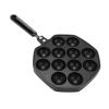 Takoyaki Octopus Ball Maker Pan, 12-Hole Takoyaki Baking Pan for Kitchen or Restaurant view 1