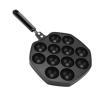 Takoyaki Octopus Ball Maker Pan, 12-Hole Takoyaki Baking Pan for Kitchen or Restaurant view 4